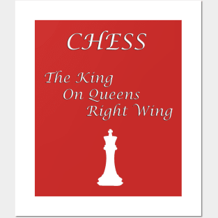Chess Slogan - The King Posters and Art